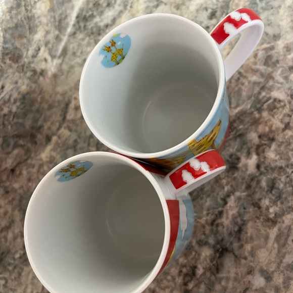 Set of Two Stacking Giraffes Coffee Tea Mugs Cups | Giraffes in Heart - Picture 6 of 10